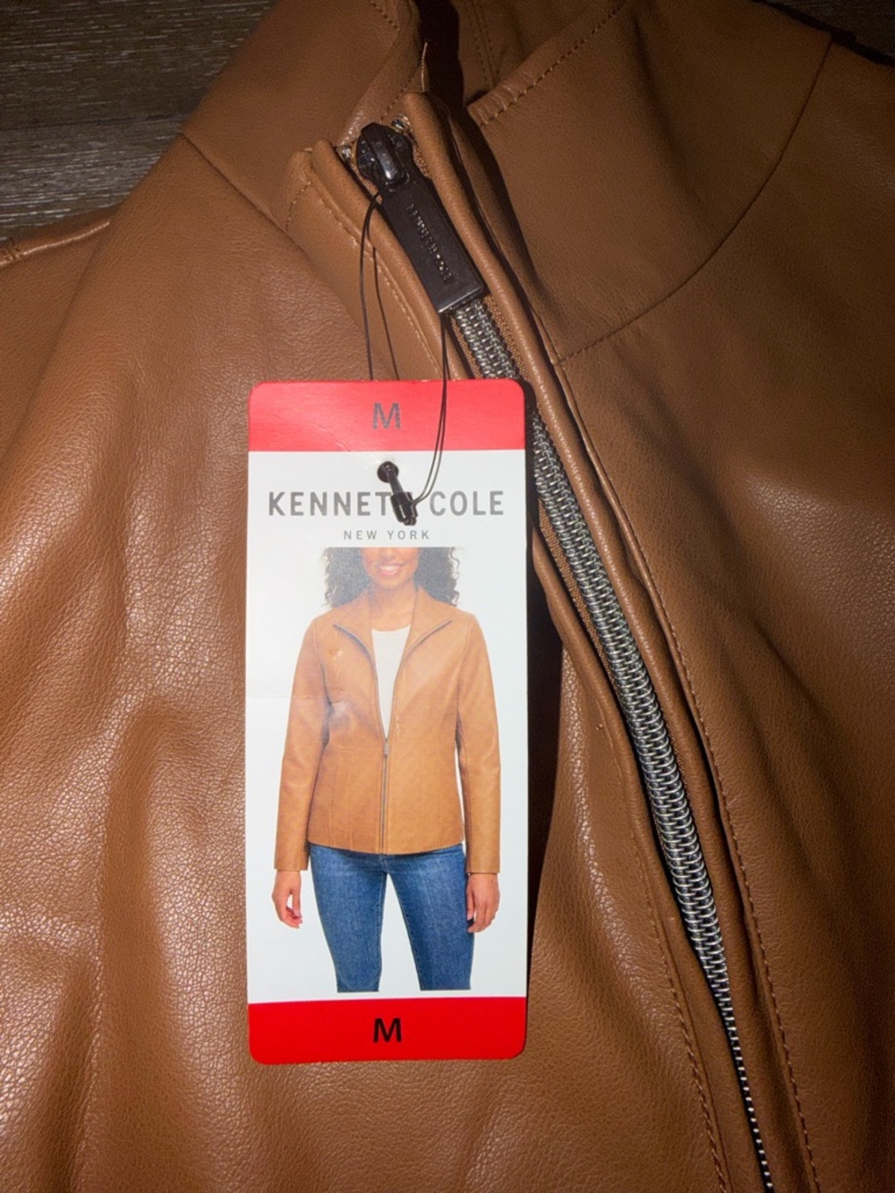 Kenneth Cole New York women's faux leather jacket - Picture 7 of 15